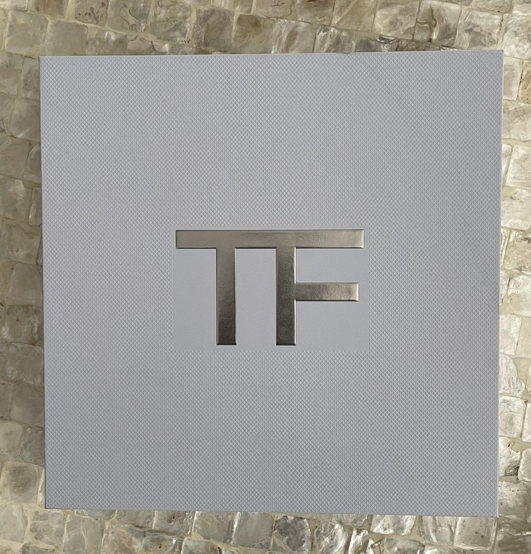 💠TOM FORD Gift Box Light Gray & Silver TF 6" x 6" x 1 1/2" New Empty FREE SHIP gallery