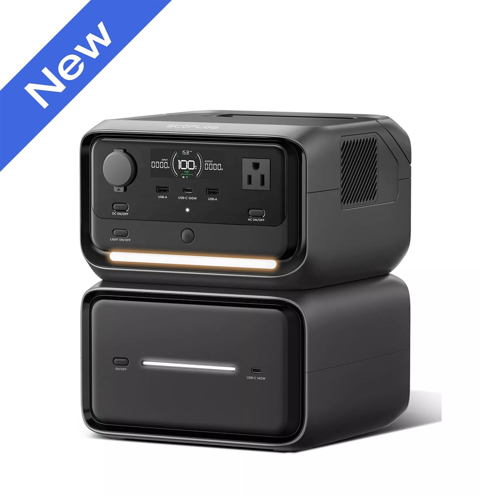 EcoFlow River 3 Plus 858Wh 600W Portable Power Station with EB600 Extra Battery gallery