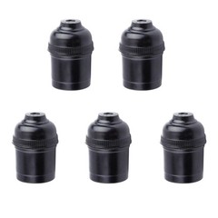 5Pcs E27 3/4A Light Bulb Lamp Socket Holder Pendant Edison Screw Cap Vintage