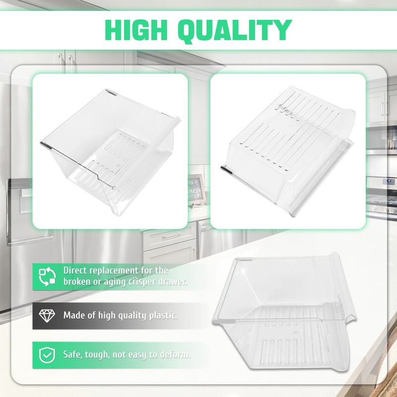 For PS890591 WP2188656 Upper Crisper Pan Compatible with Whirlpool Refrigerator gallery