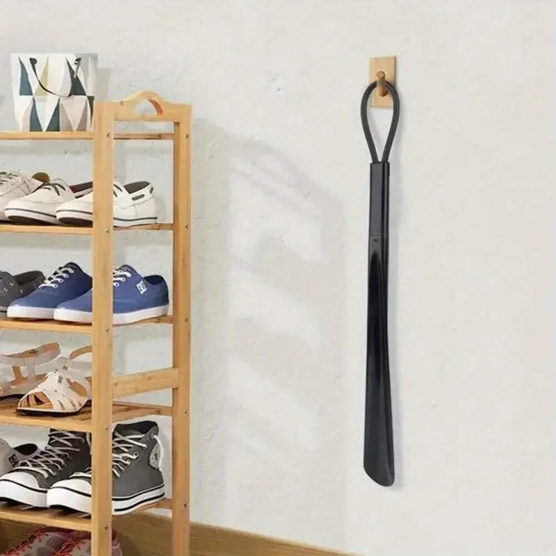 1pc Extra long flexible plastic shoe horns do not require bending durable shoe s gallery
