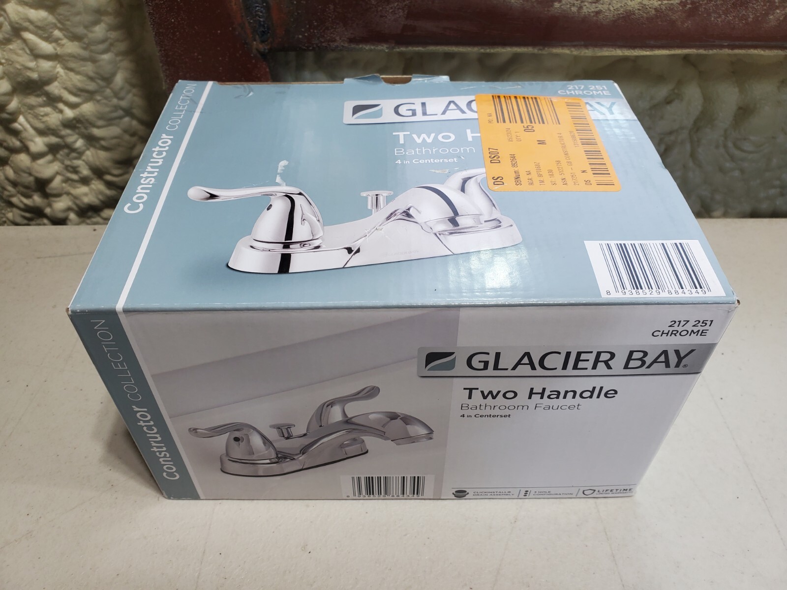 Glacier Bay Constructor 4" Double Handle Bathroom Faucet Chrome gallery