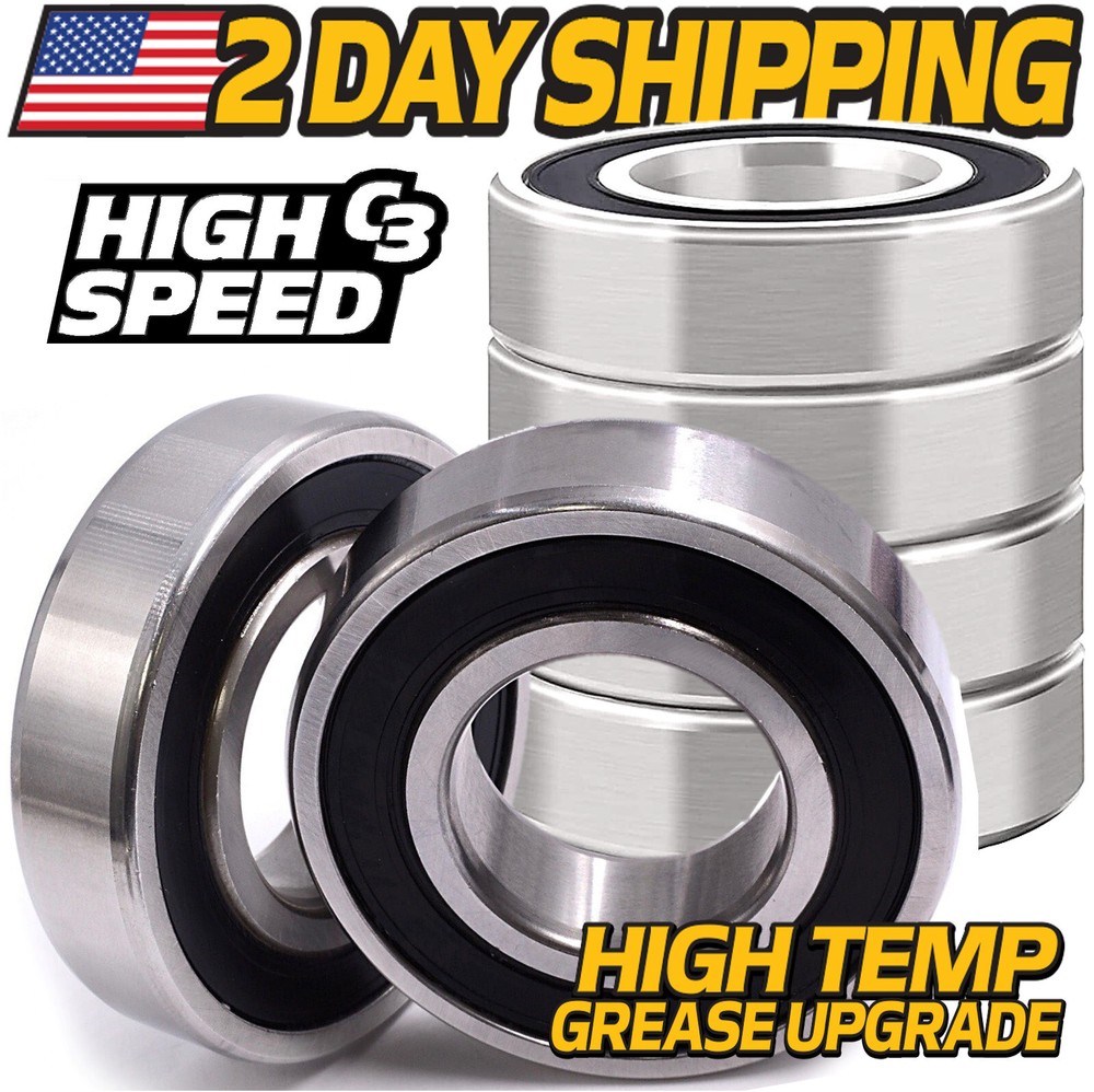 (6 Pk) Deck Spindle Bearings Fits John Deere 110 112 120 140 210 216 300 314 316