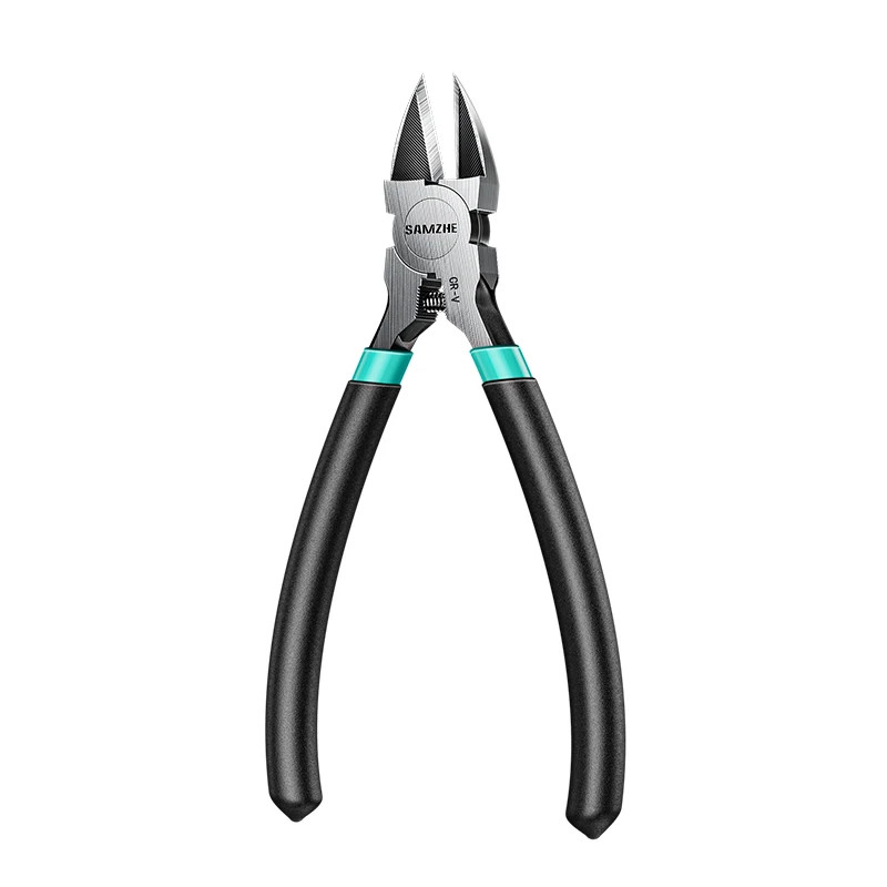 SAMZHE Wire Cutters Flush Cut Pliers Electrical Cable Nipper Stainless Steel gallery