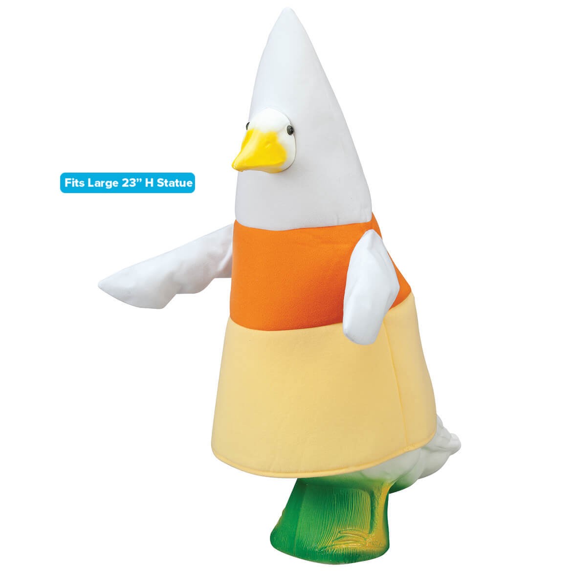 Gaggleville Candy Corn Goose Outfit, Fits Large 23" H Statue, by Fox Valley Trad gallery