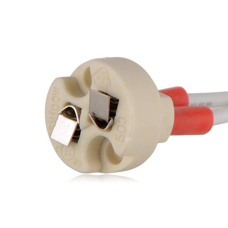 6pcs Mini Bi-Pin Socket Holder for Light Bulbs with Base GU5.3, G4, MR11, MR16 gallery