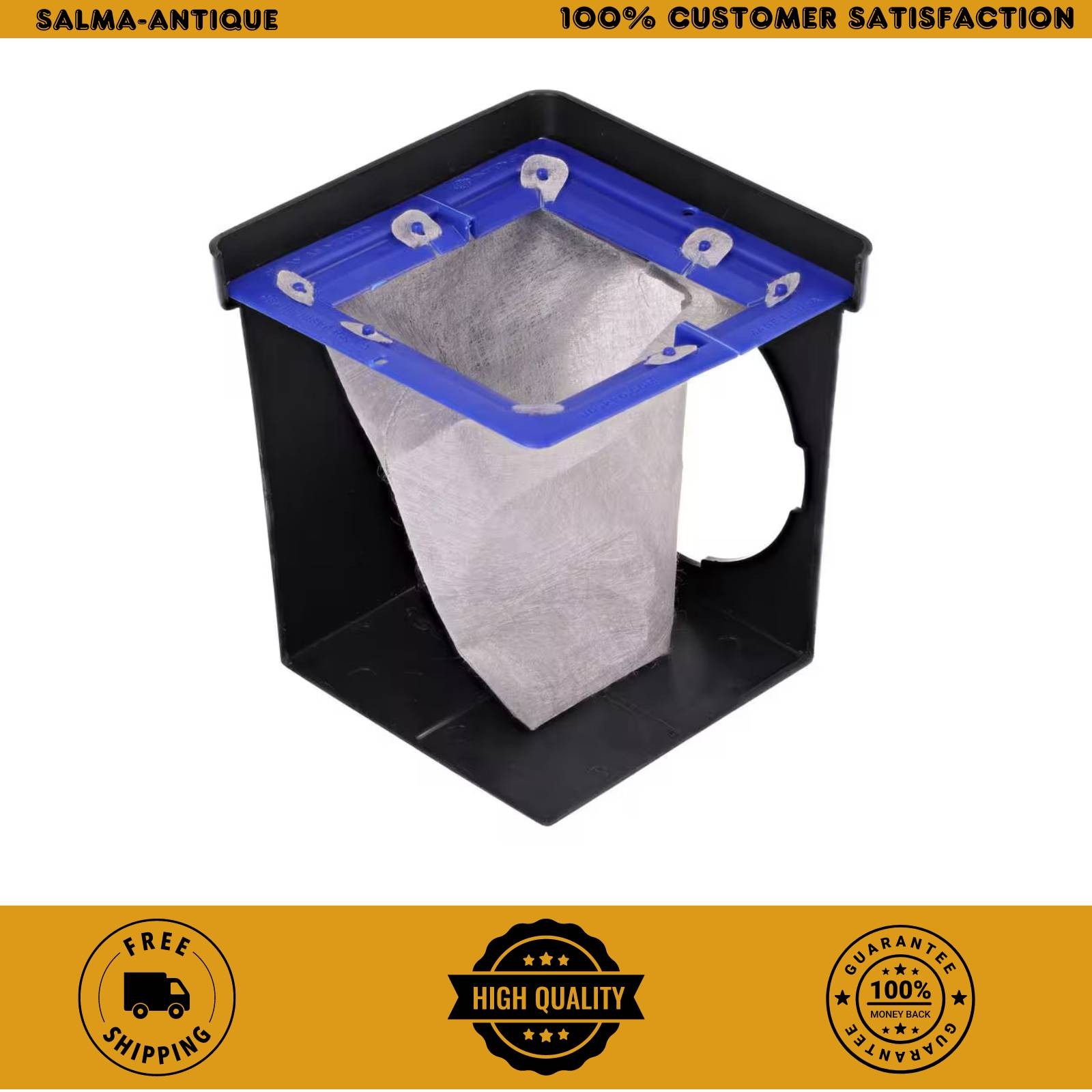 9 In. X 9 In. Mesh Catch Basin Filter gallery