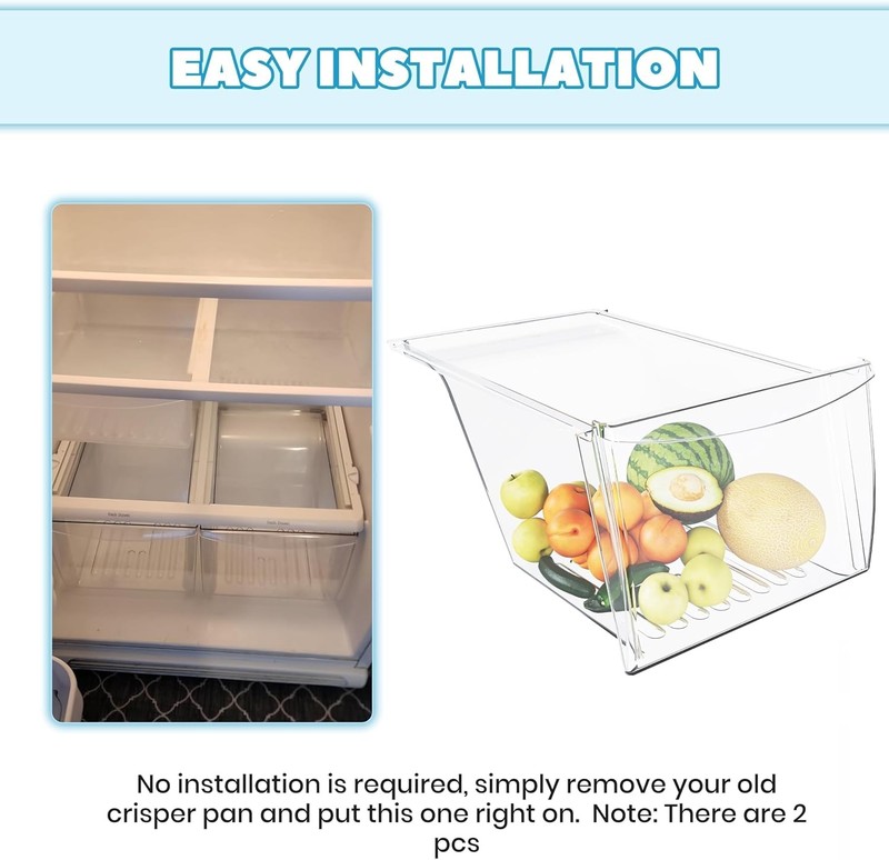 Refridgerator Crisper Pan for Frigidaire LFTR1832TF0 FFTR1814TWB FFTR1821TB0 gallery