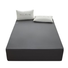 Dark Gray Twin Size Fitted Sheet Only, Deep Pocket, Fits 15, Soft Microfiber