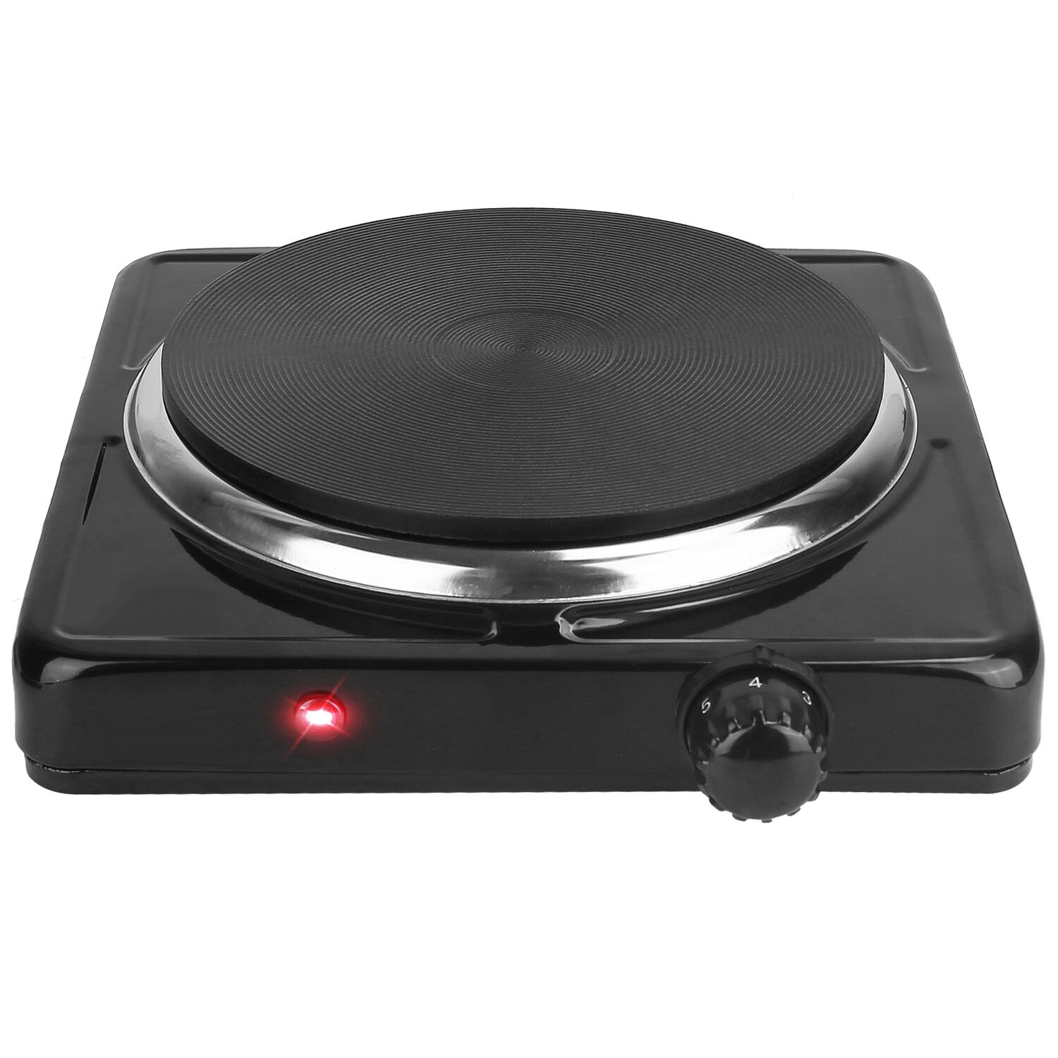 ♨️1500W Portable Single Electric Burner Hot Plate Camping Stove Adjustable 110V gallery