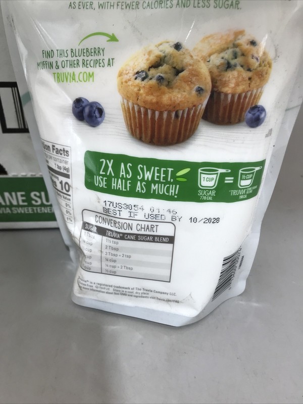 8 Pack Truvia Cane Sugar Blend Stevia Blended W/ Cane Sugar 24oz Bags Exp 2028 gallery