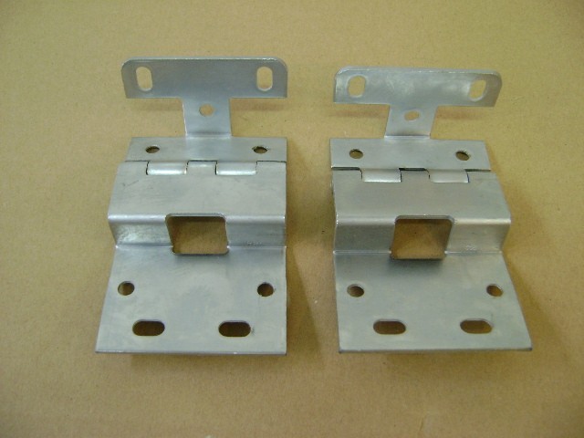 RPC 374-26D Overlay Hinge 5 Knuckle Hinge for 3/4 in Dull Chrome Lot of 2 gallery