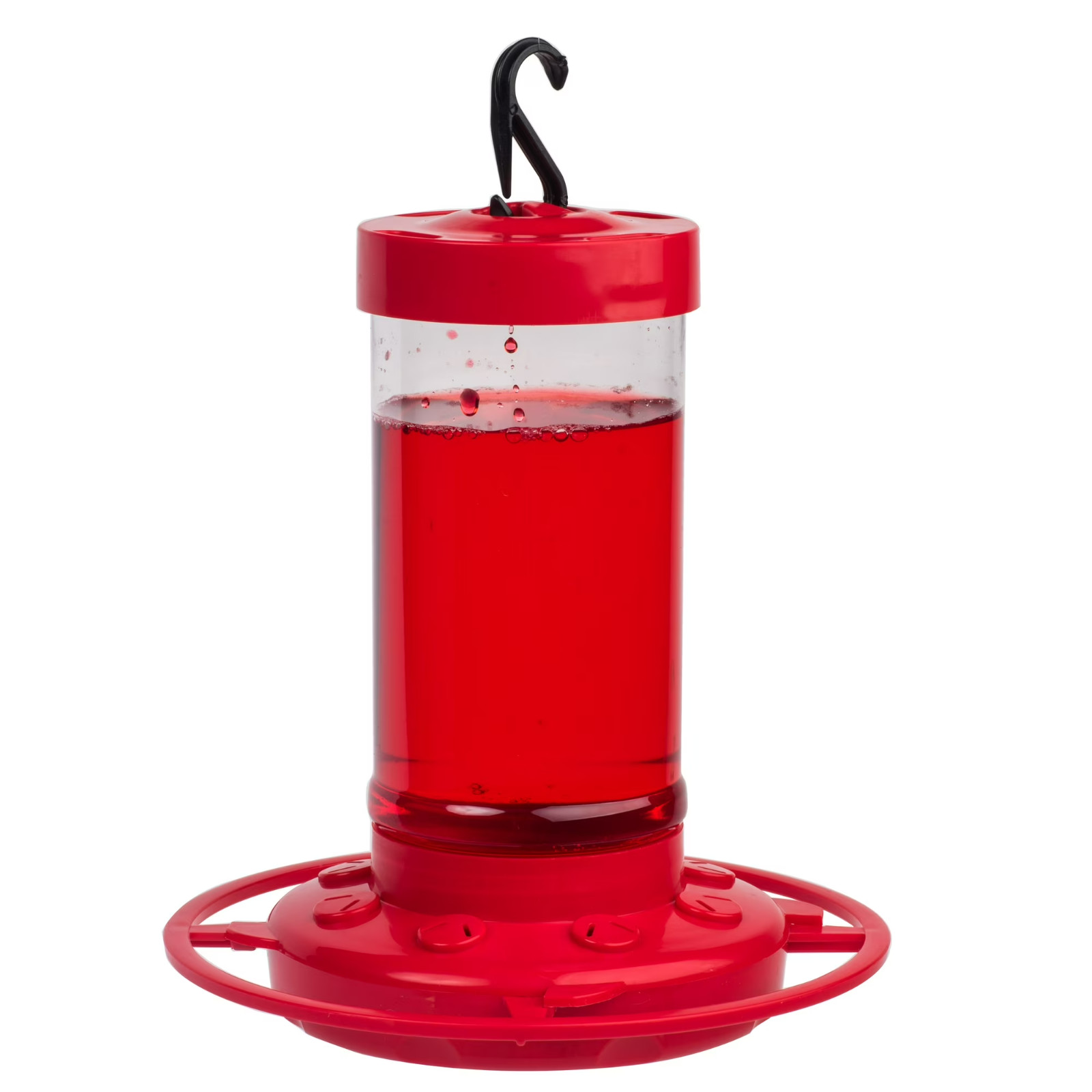 (2 pack) First Nature Hummingbird Feeder, 16 oz, Red, Plastic gallery