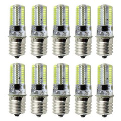 10pcs E17 Intermediate C9 LED Light 80Led Microwave Bulb 110V 120V White Lamp