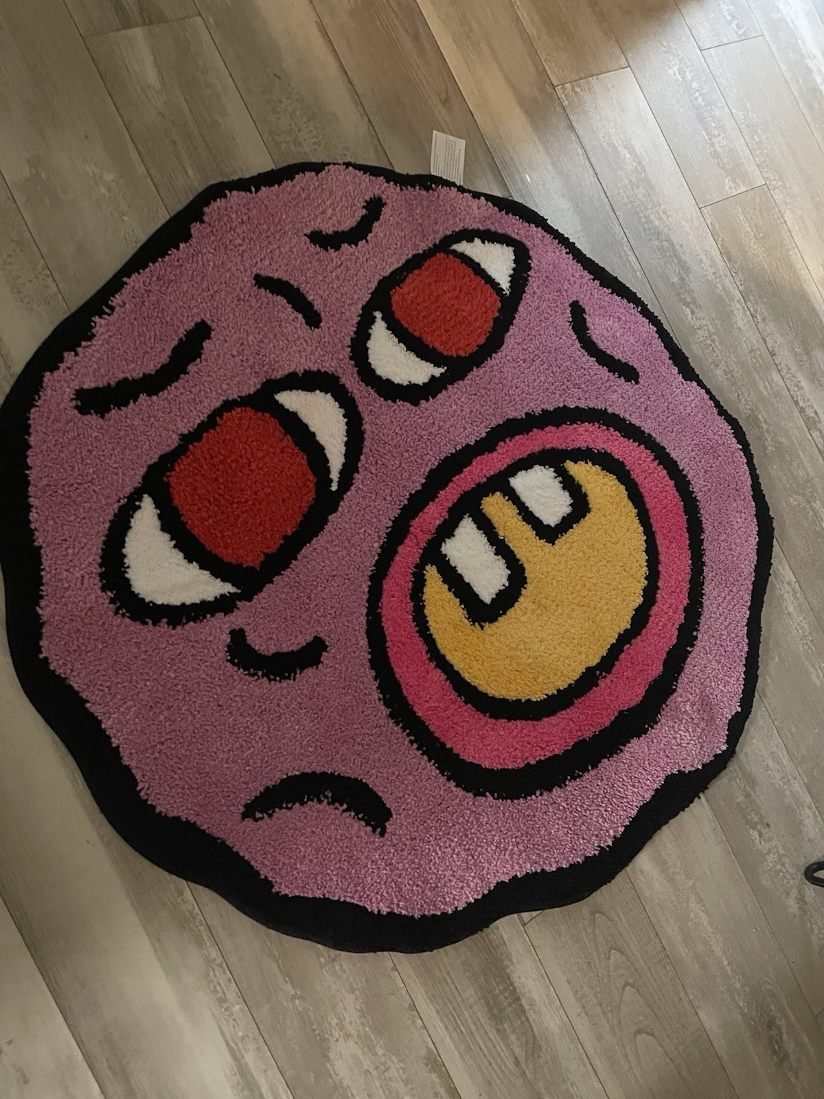 Cherry Bomb Rug Pink Handmade Tufted Carpet - Fluffy Runner Rug for all Rooms gallery