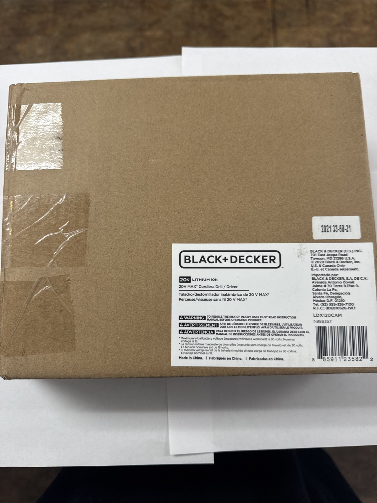 BLACK+DECKER LDX120 20V Max Lithium-Ion Cordless 3/8 inch *Drill Only gallery