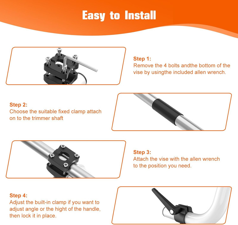 Upgraded Weed Eater Handle, String Trimmer Handle, Trimmer Grip Extension for Tr gallery