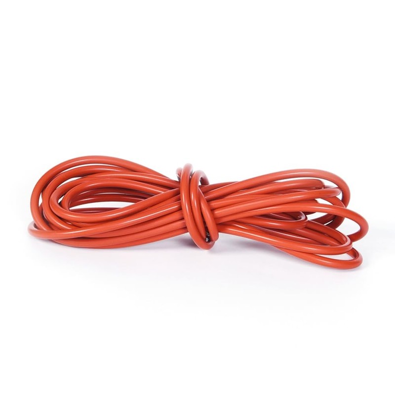 Red Solid Silicone Rubber Sealing Strip Round O Ring Cord Seal Gasket Ø 0,7-30mm gallery