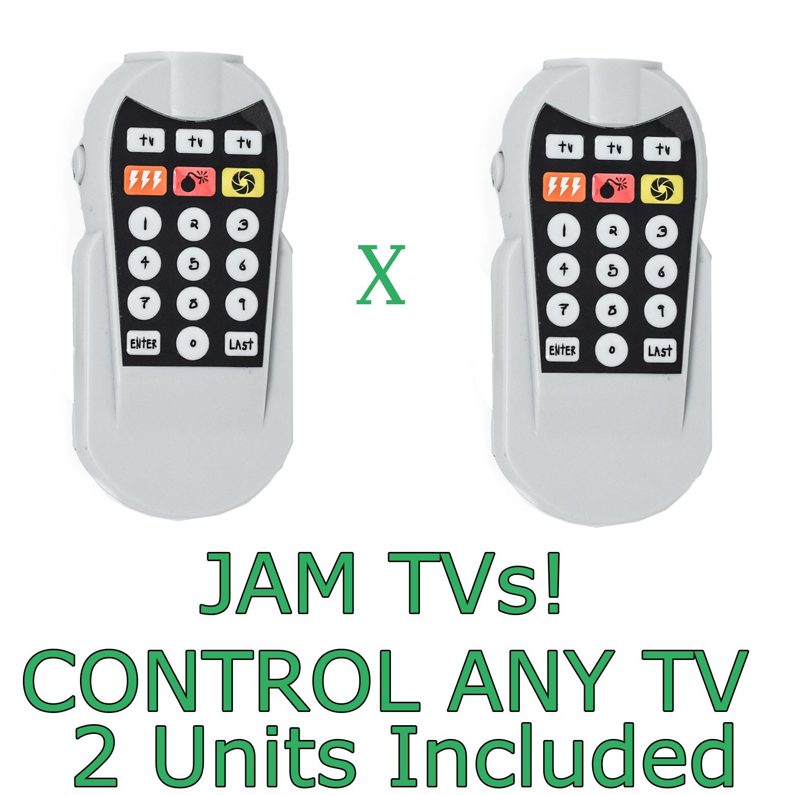 2 x Ninja Remote 2: Weaponized TV Jammer Prank Toy TV Gadget Toy tv be gone gallery