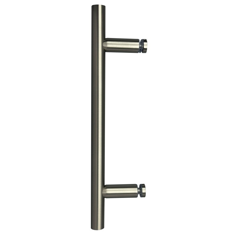 CEL- Ladder Style Singled-Sided Pull Handle for shower door - Brushed Nickel gallery