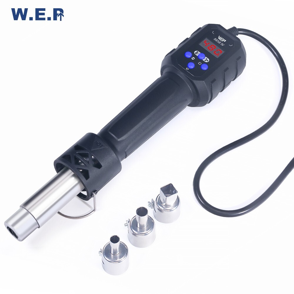 WEP 700W Hot Air Gun Adjustable Temp, Mini Portable Heat Gun & Rework Station gallery