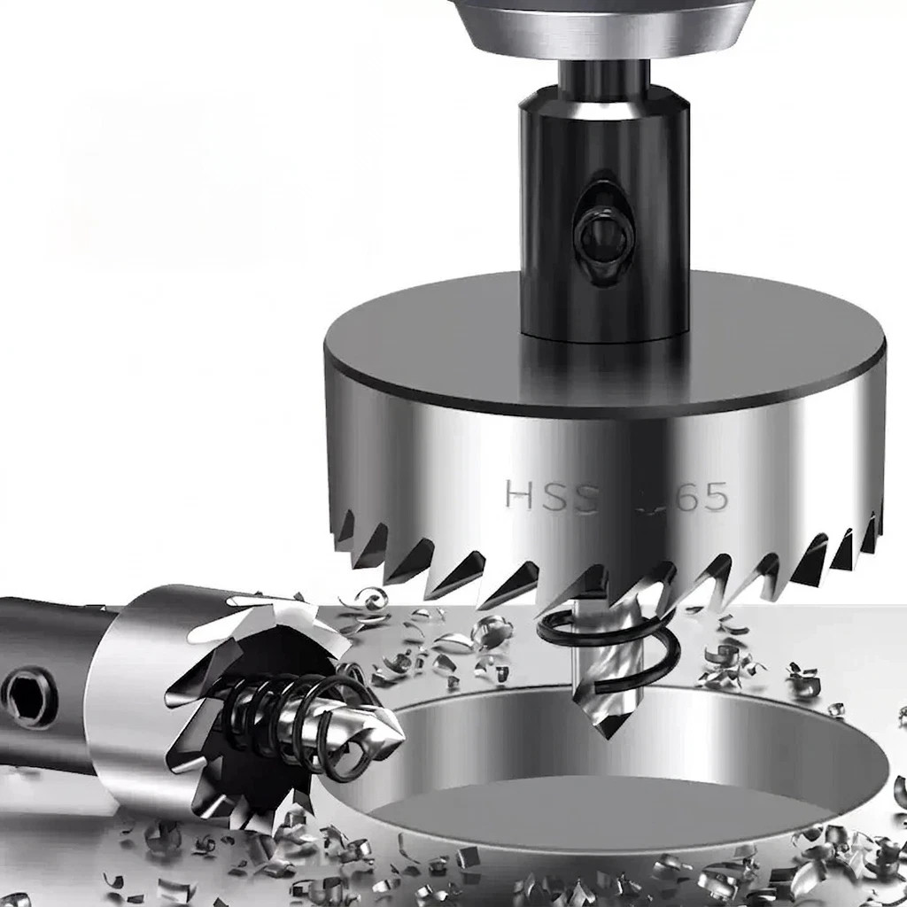 High Quality HSS Drill Bit Hole Saw Set Stainless Steel Metal Alloy 16-63mm gallery