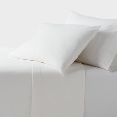 Full Ultra Soft Flannel Sheet Set White – Threshold