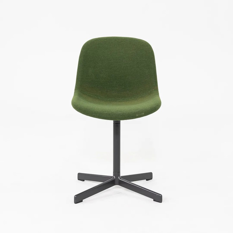 2020s Hay Neu 10 Dining Chairs with Forest Green Fabric 6x Available gallery