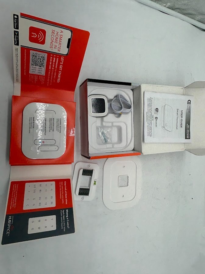 Wi-Fi and Bluetooth Enabled Smart Programmable Thermostat Powered by Hubspace gallery