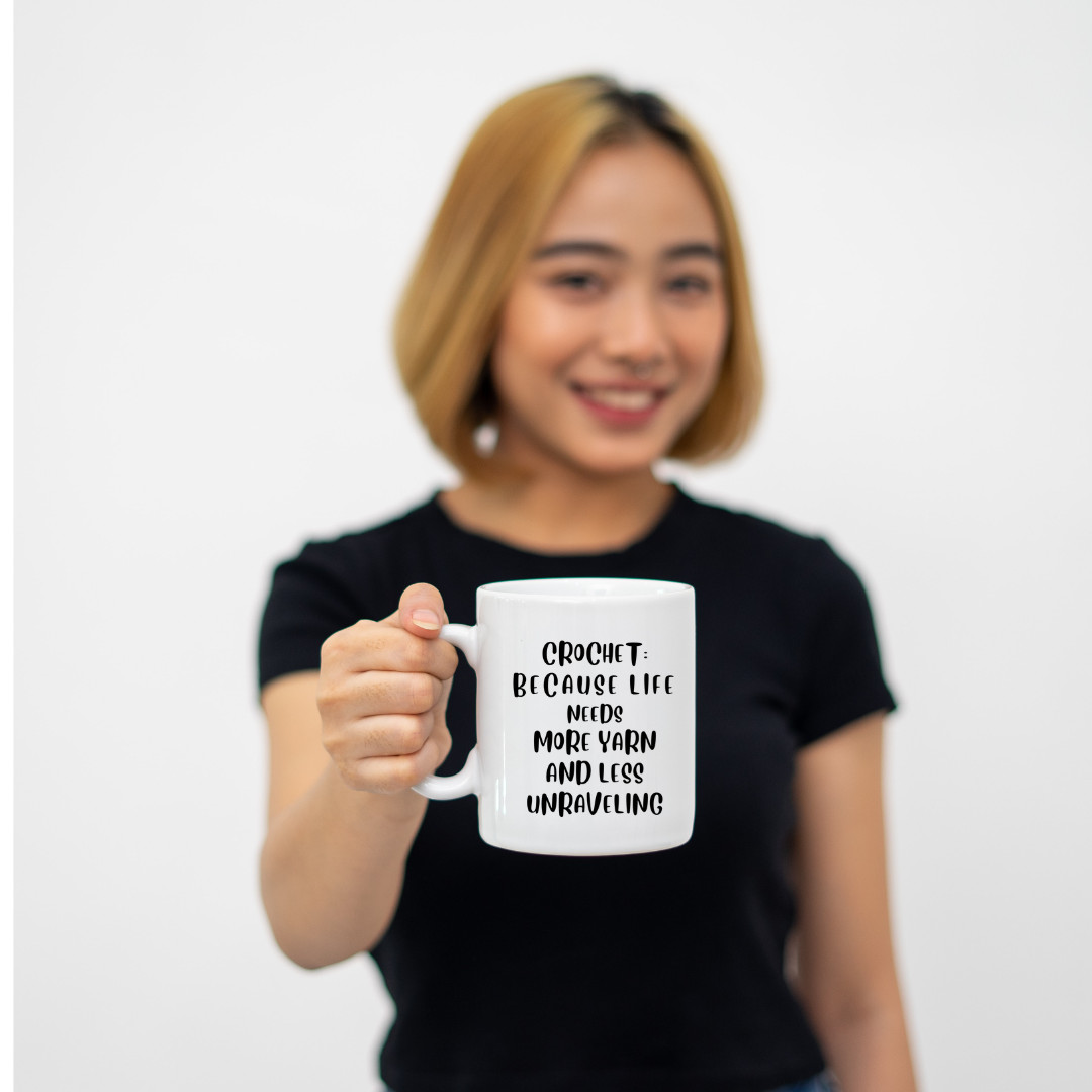 Unique Crochet Mug: Embrace the Yarn Life and Bid Farewell to Unraveling! gallery