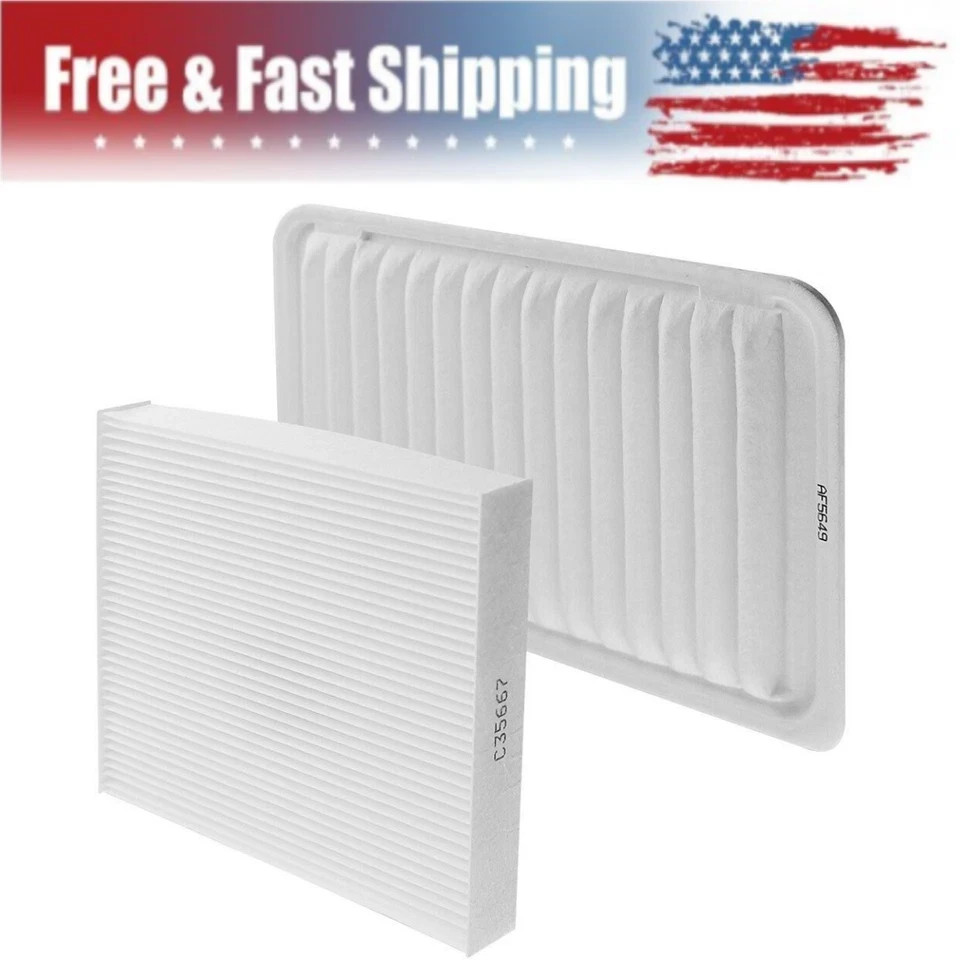 Engine Air Filter & Cabin Air Filter Kit Compatible with Camry 2007-2017 Gas gallery