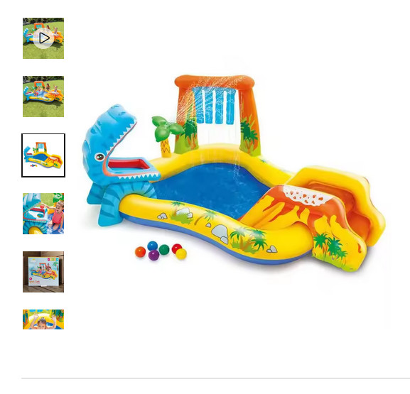 INTEX57444 Inflatable Swimming Pool Slide Pool Swimming Pool Inflatable Fountain gallery