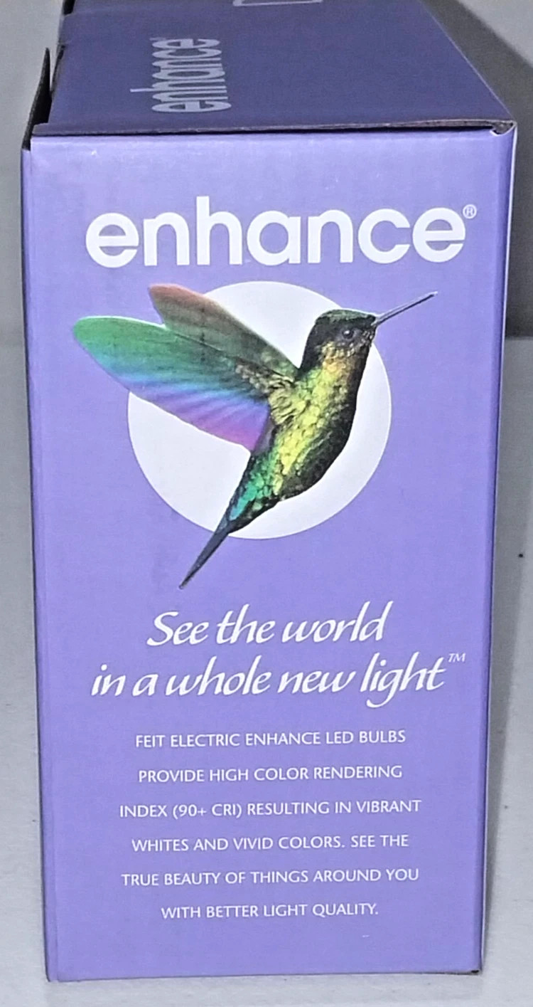 Feit Electric LED60 Enhance Daylight Dimmable LED Light Bulbs 6 Pack 60W NEW OEM gallery