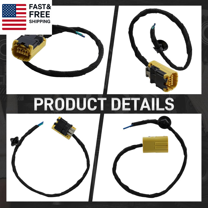 Front Impact Sensor Pigtail Connector Plug Wiring Harness Compatible with Hond gallery