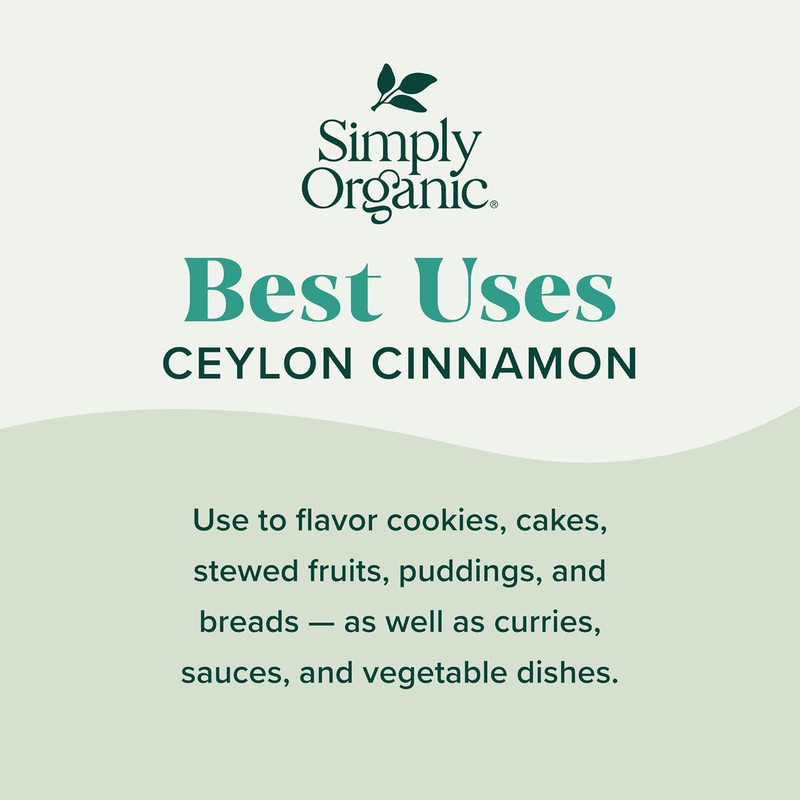 Ceylon Ground Cinnamon, 2.08 Ounce, Non-Gmo Organic Cinnamon Powder gallery