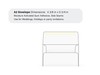A2 Invitation Envelopes (4 3/8 x 5 3/4) - 60lb. Bright White (1000 Qty.) 1 gallery