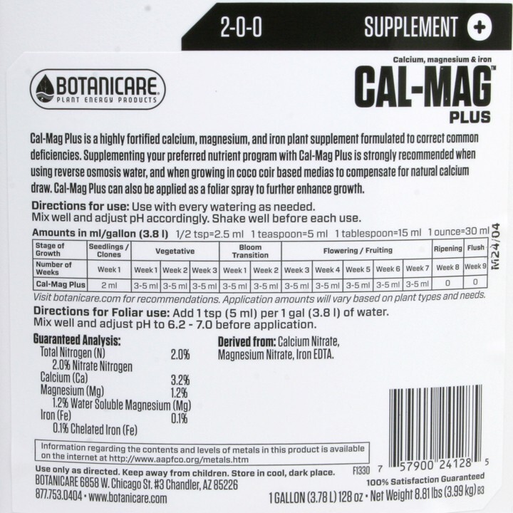 Botanicare Cal Mag Plus Supplement for Plants 4 Ounce Container gallery