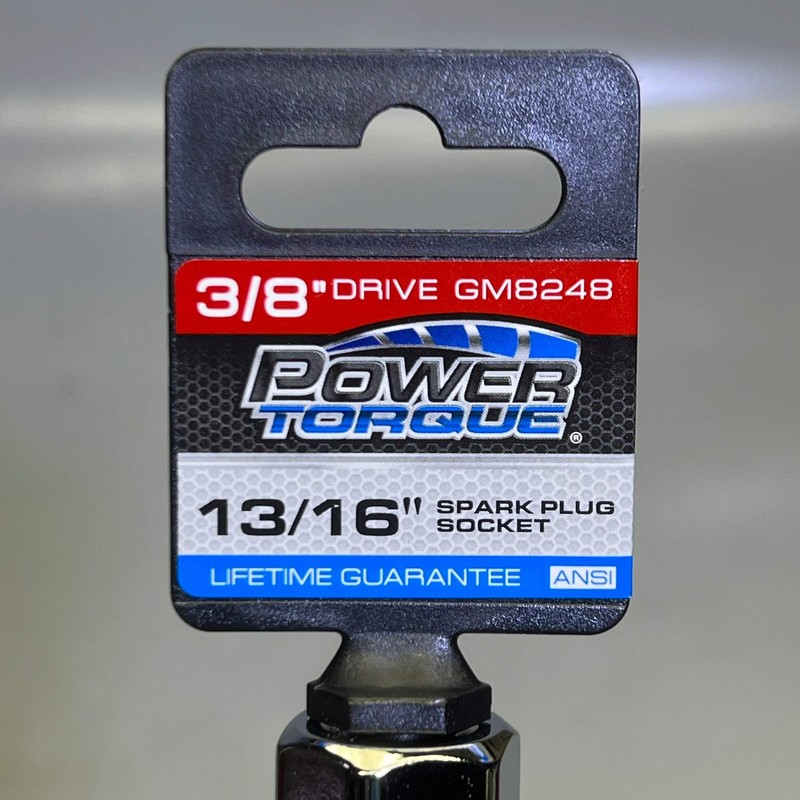 POWER TORQUE 13/16" Inch Socket 3/8" Inch Drive 6 Point GM8248 gallery