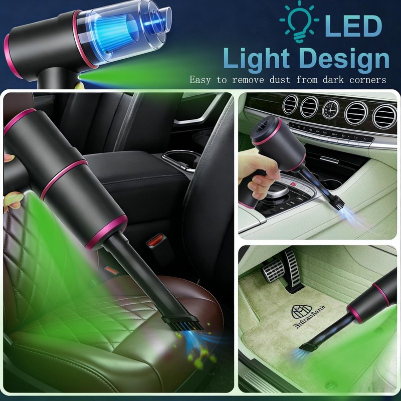 Handheld Cordless Car Vacuum Cleaner with 20000PA Powerful Suction4-in-1 Portabl gallery