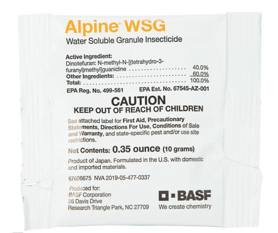 10 Gram Packet Alpine WSG Water Soluble Granule Insecticide Kill Ant roach etc gallery