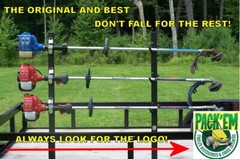 3-Place Trimer Rack NO Rotation Lockable with Free Trimmer Line Holder – PK-6