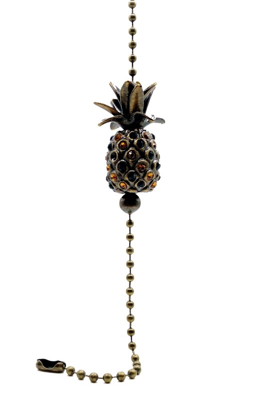 Lamp Parts-Fan/Socket PULL CHAINS-Animal Designs w/#6 Beaded Chain (1 Pc.) gallery