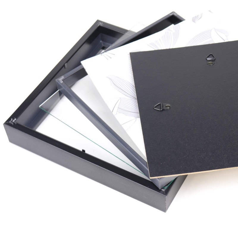 Lawrence Frames 785088 Shadow Box Frame, 8x8, Black 8 x 8 inches, gallery