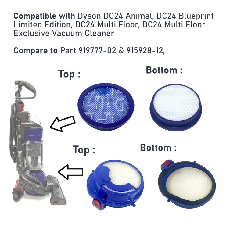 Pre Post Motor Exhaust Filter Compatible for Dyson DC24 Uprights Part# 915928-12 gallery