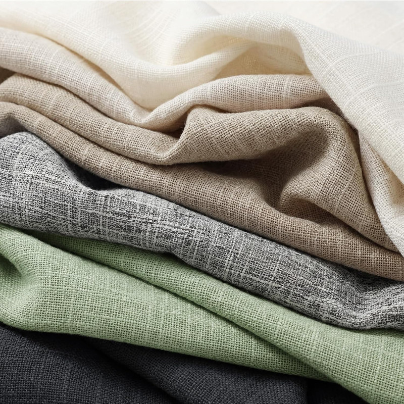 NOVILYS Rectangle Tablecloth, Linen Cream Farmhouse Water Resistant Modern Neutr gallery