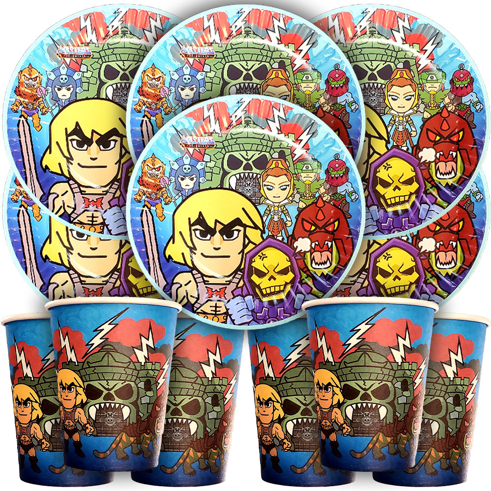 Heman she ra masters plate birthday party supplies favor centerpiece decoration gallery