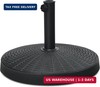 Tangkula 49 LBS Patio Umbrella Base, 20.5 Inch Outdoor Umbrella Stand W/Rattan D gallery