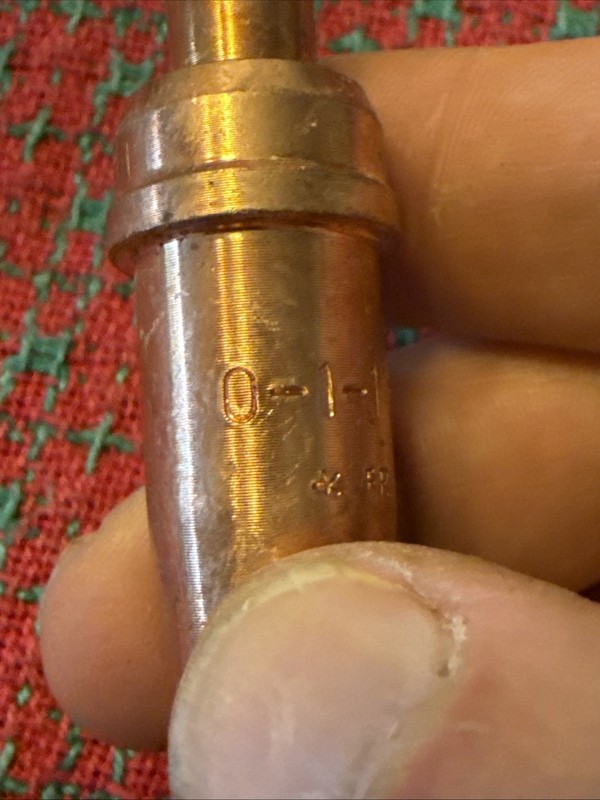 Victor Cutskill Offset Tip Gouge Victor Style 0-1-118 New NOS 2702 gallery