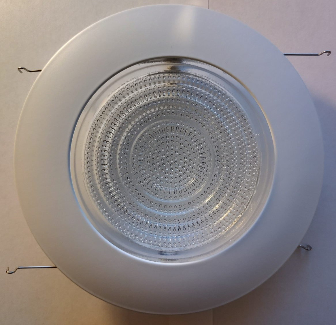 Nicor Lighting Recessed Shower Trim with Glass Fresnel Lens White 17502 (8 inch) gallery