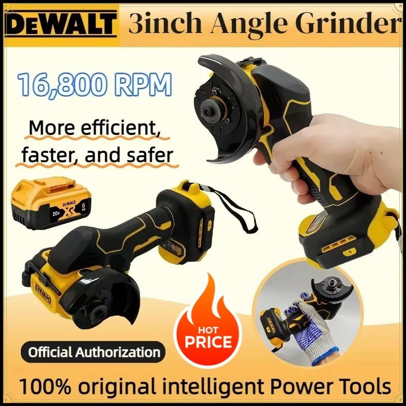 DEWALT 20V MAX XR Brushless 3" Cut-Off / Mini Grinder Cordless Tool Only - USA gallery